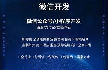 软件开发定制小程序公众号网站系统和各种app