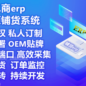 亚马逊跨境电商,自主研发ERP软件系统,开发定制